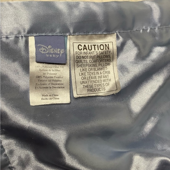 Disney Baby Winnie the Pooh Rattle Lovey Security Blanket Plush Snuggle Animal - Picture 5 of 7